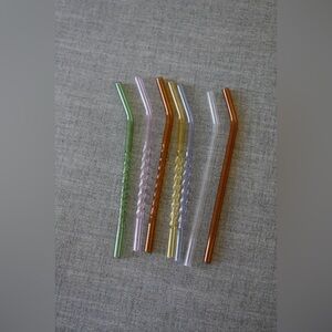 Zara Home - Set of 7 Reusable Glass Straws
